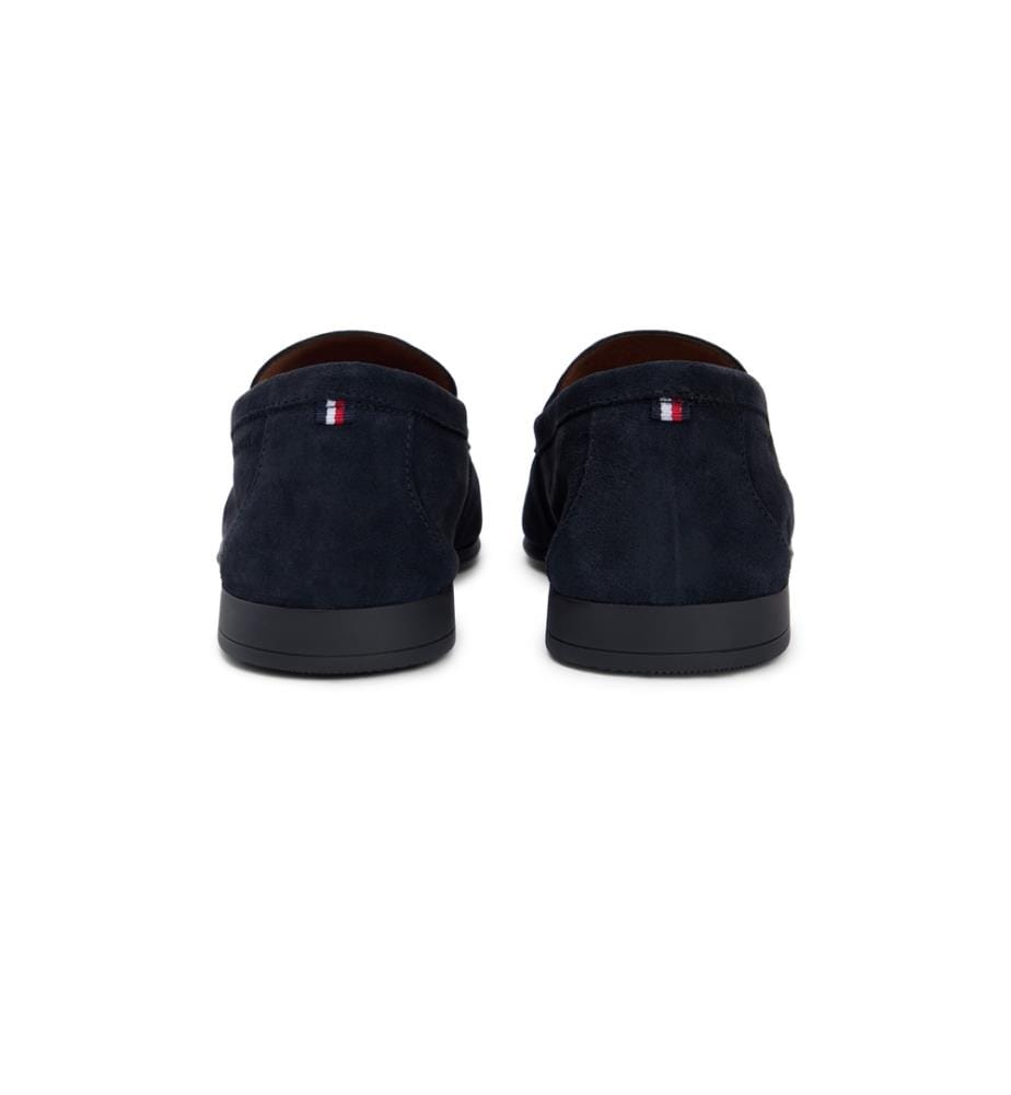 Soft Suede Loafers - Black