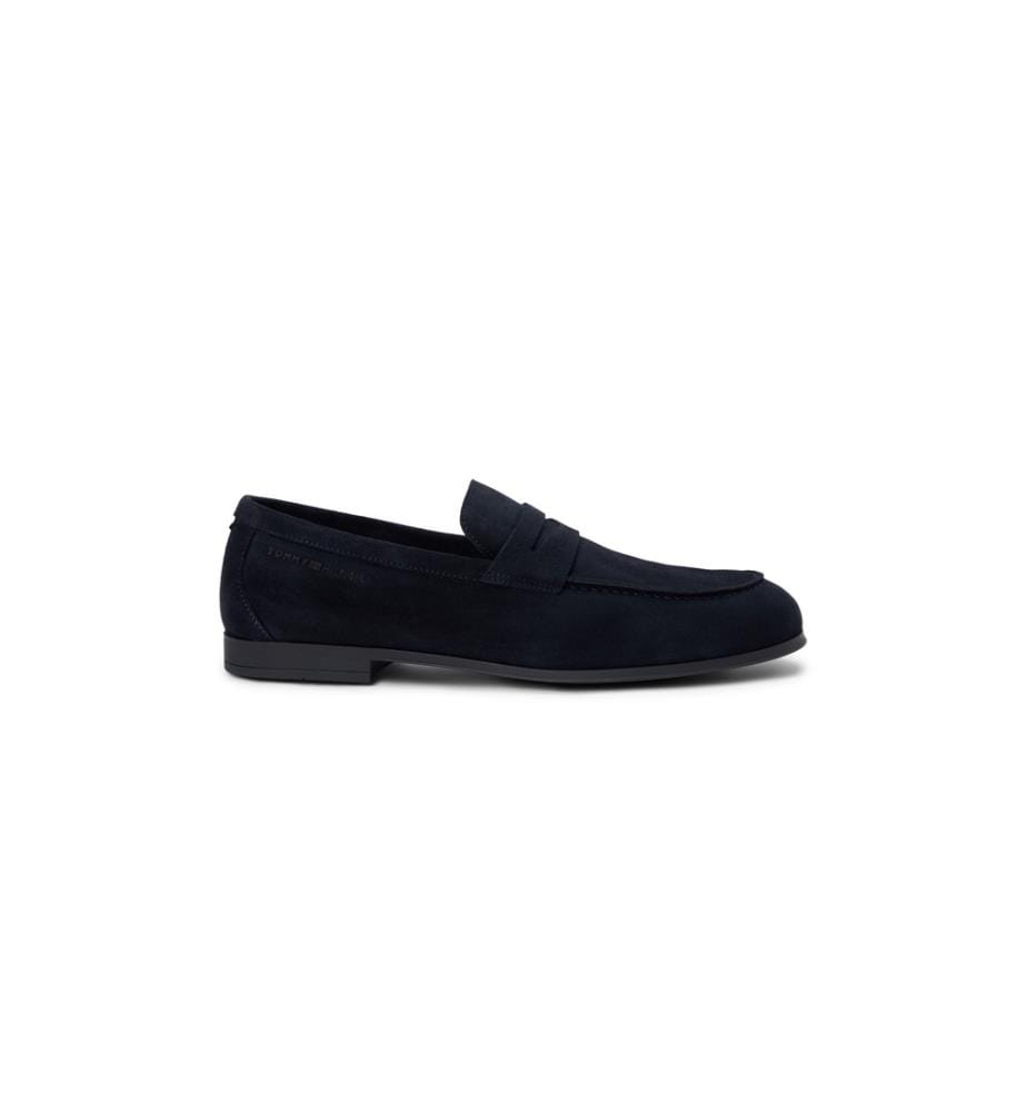 Soft Suede Loafers - Black