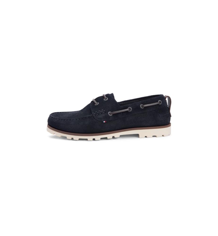 Light Sde Suede Loafers - Black