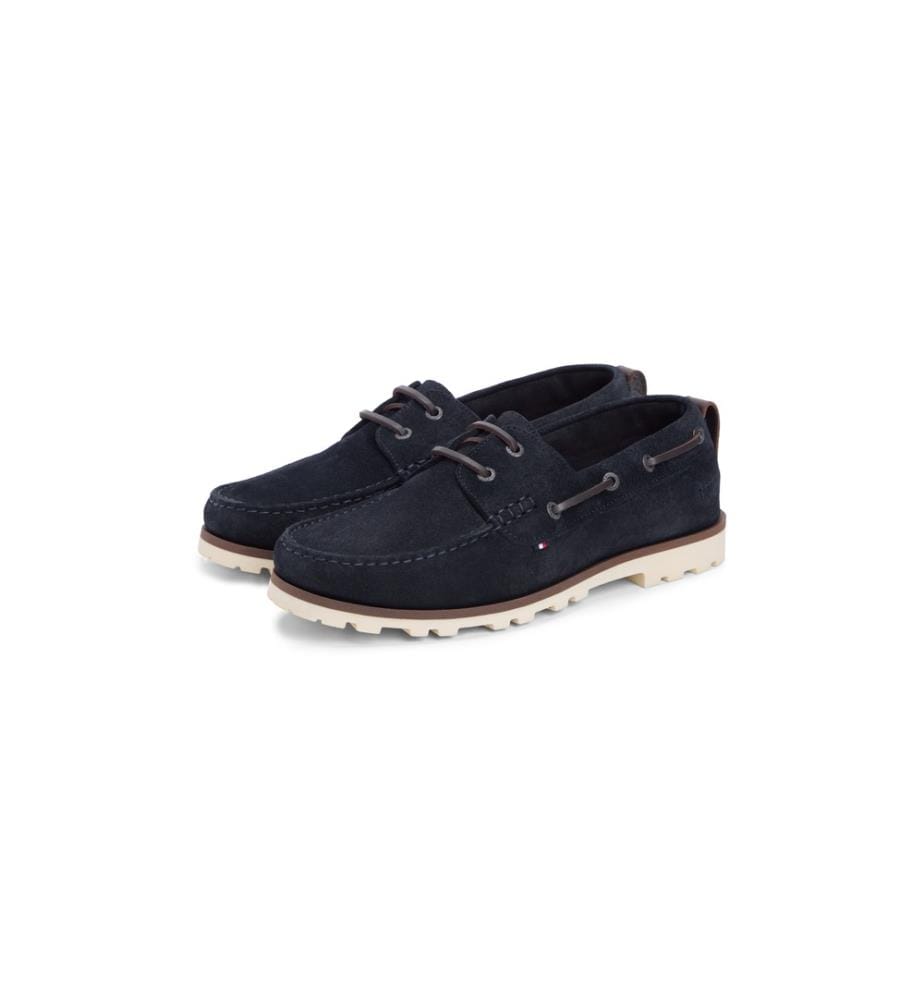 Light Sde Suede Loafers - Black