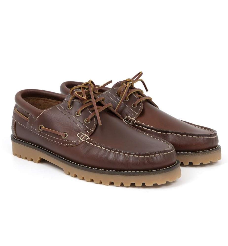 Leather Boat Shoe - Light Brown