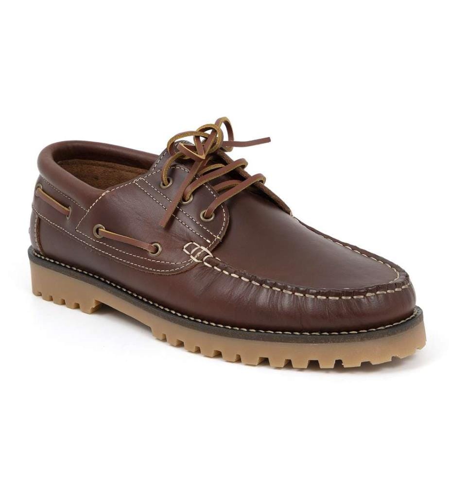 Leather Boat Shoe - Light Brown