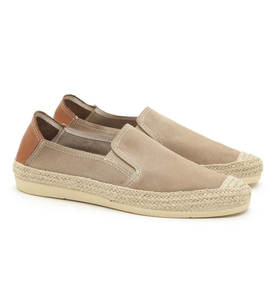 Leather Espadrilles - Beige