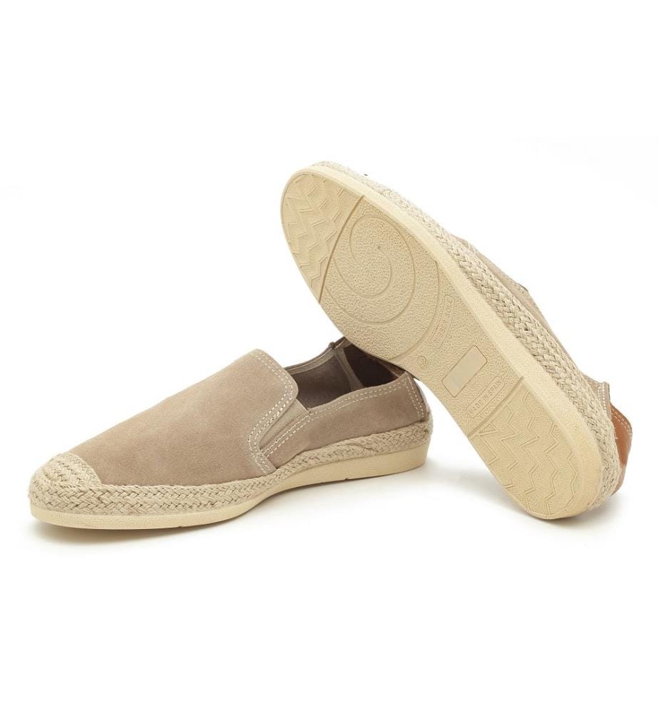 Leather Espadrilles - Beige