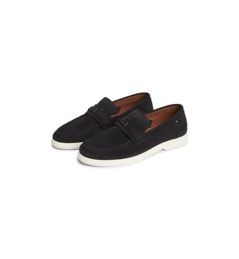Suede loafers - Navy