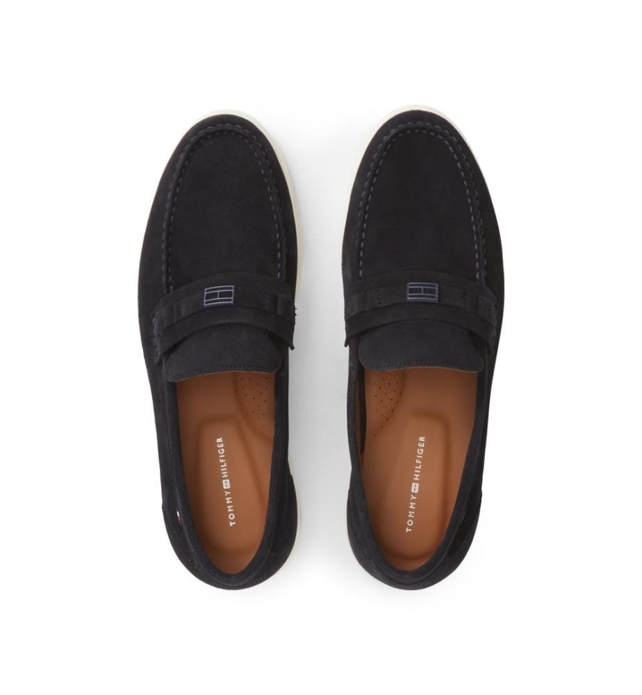 Suede loafers - Navy