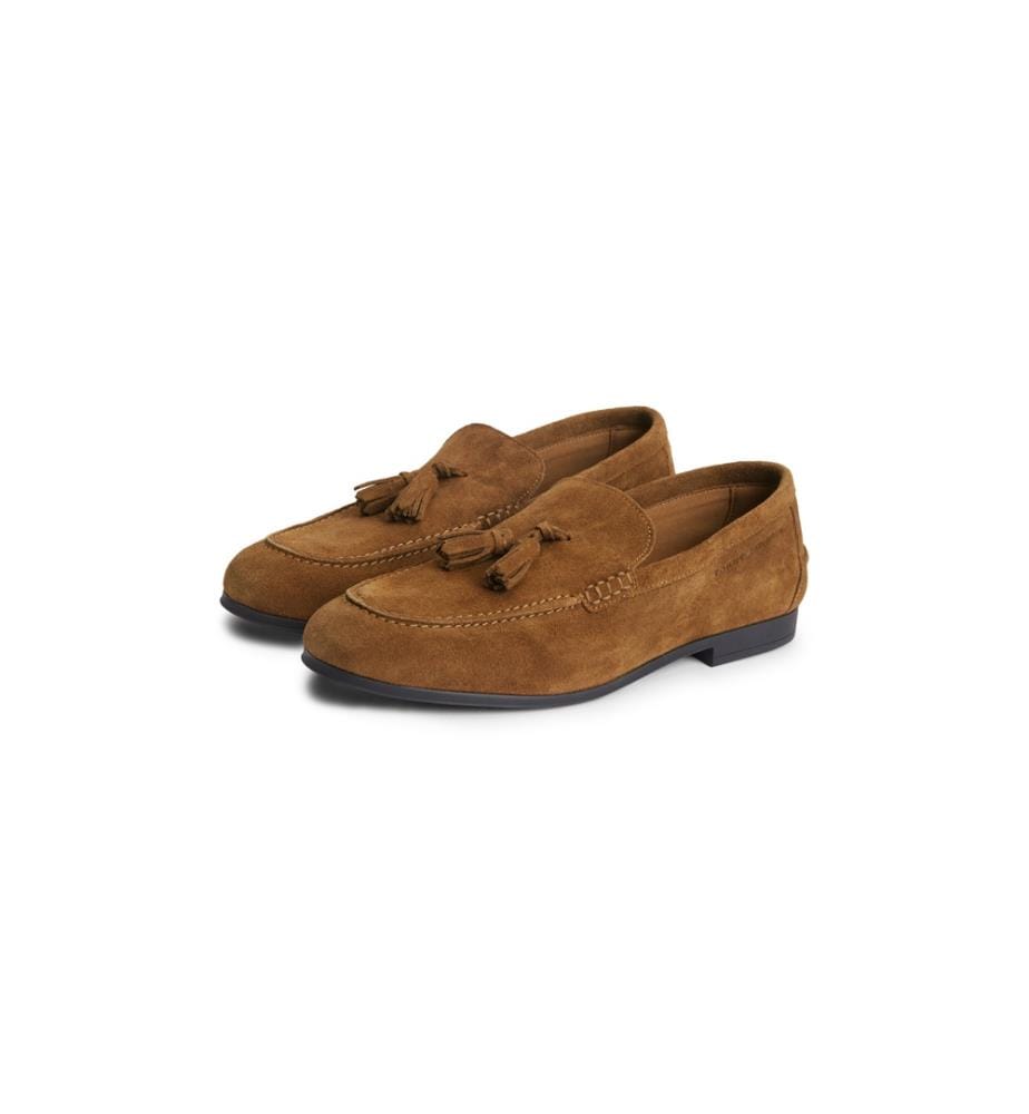 Soft suede loafers with tassel and logo - Coconut Grove","detected_source_language":"FR
