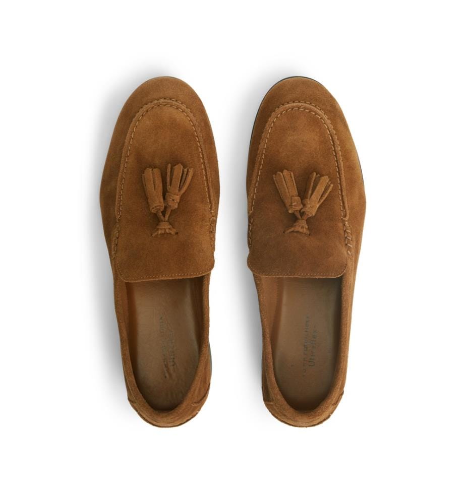 Soft suede loafers with tassel and logo - Coconut Grove","detected_source_language":"FR