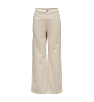 Hope - Pantaloni a vita alta a gamba larga - Farina d'avena
