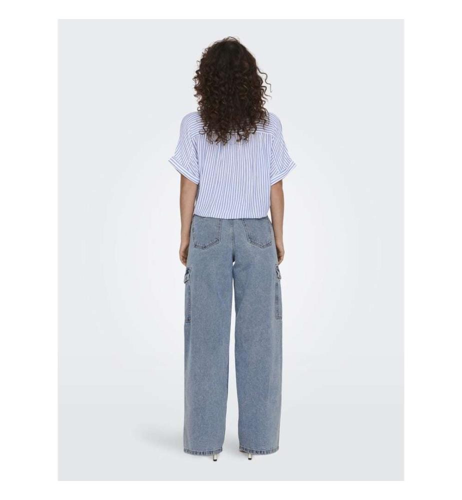 Hemd - Cloud Dancer Blue Stripes