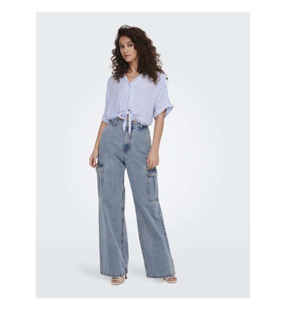 Hemd - Cloud Dancer Blue Stripes