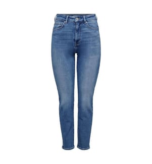 Jeans in denim blu medio