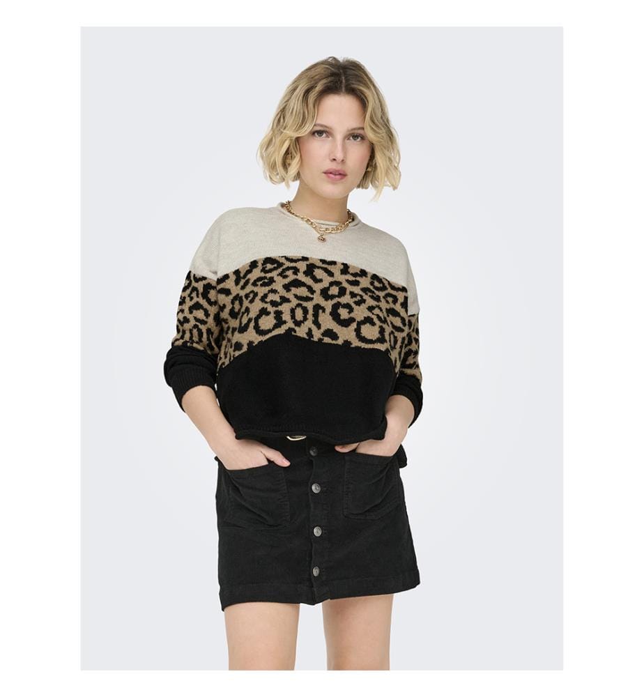 Pullover - Moonbeam schwarz mit gerösteter Kokosnuss