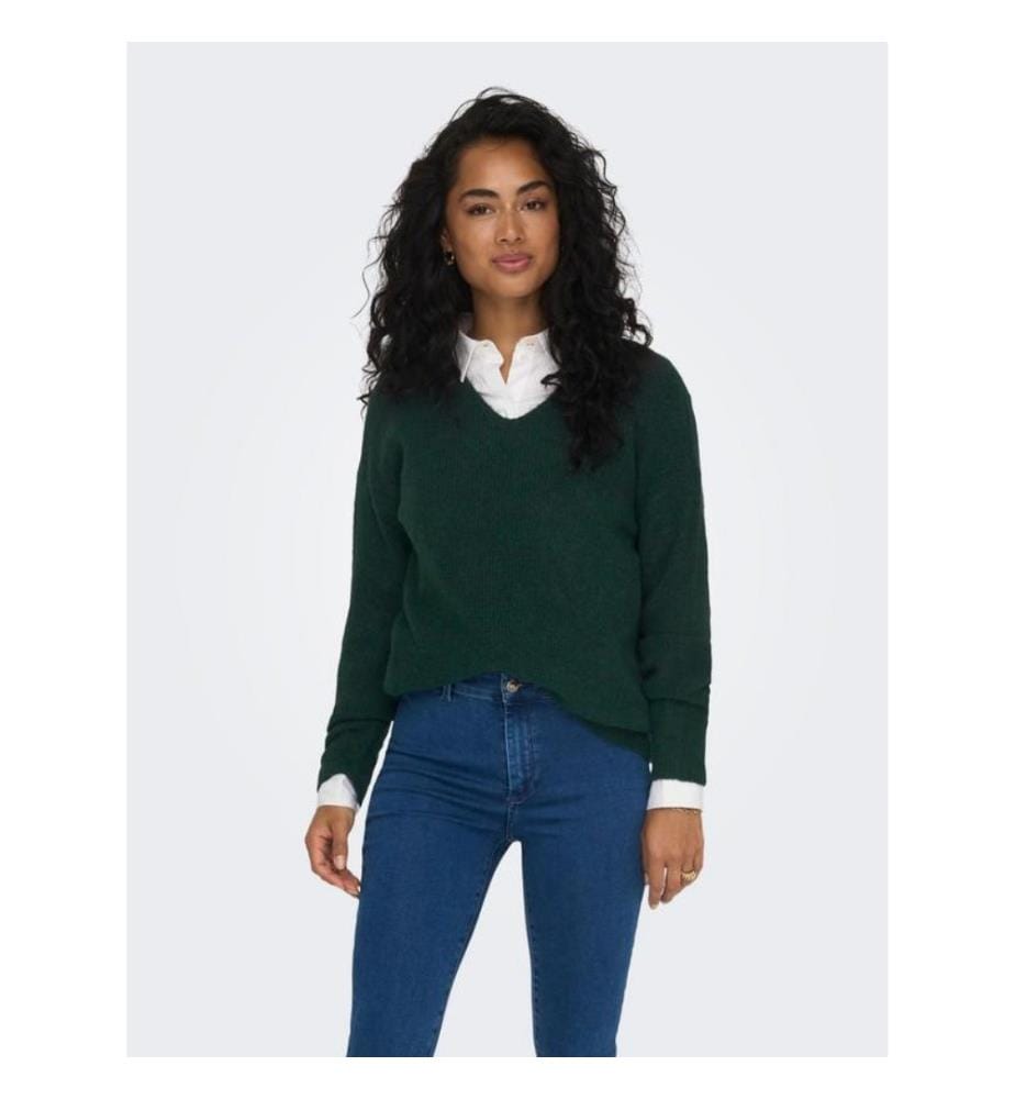 Strickpullover - Grün
