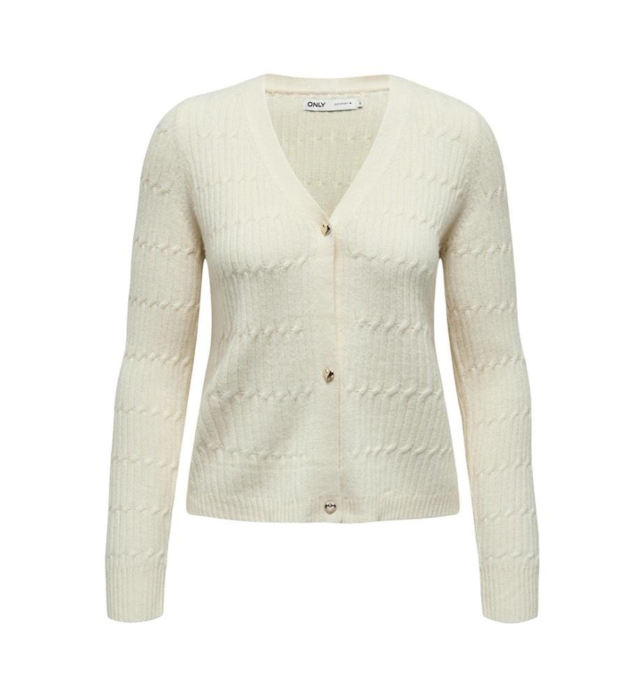 Strickjacke - Beige