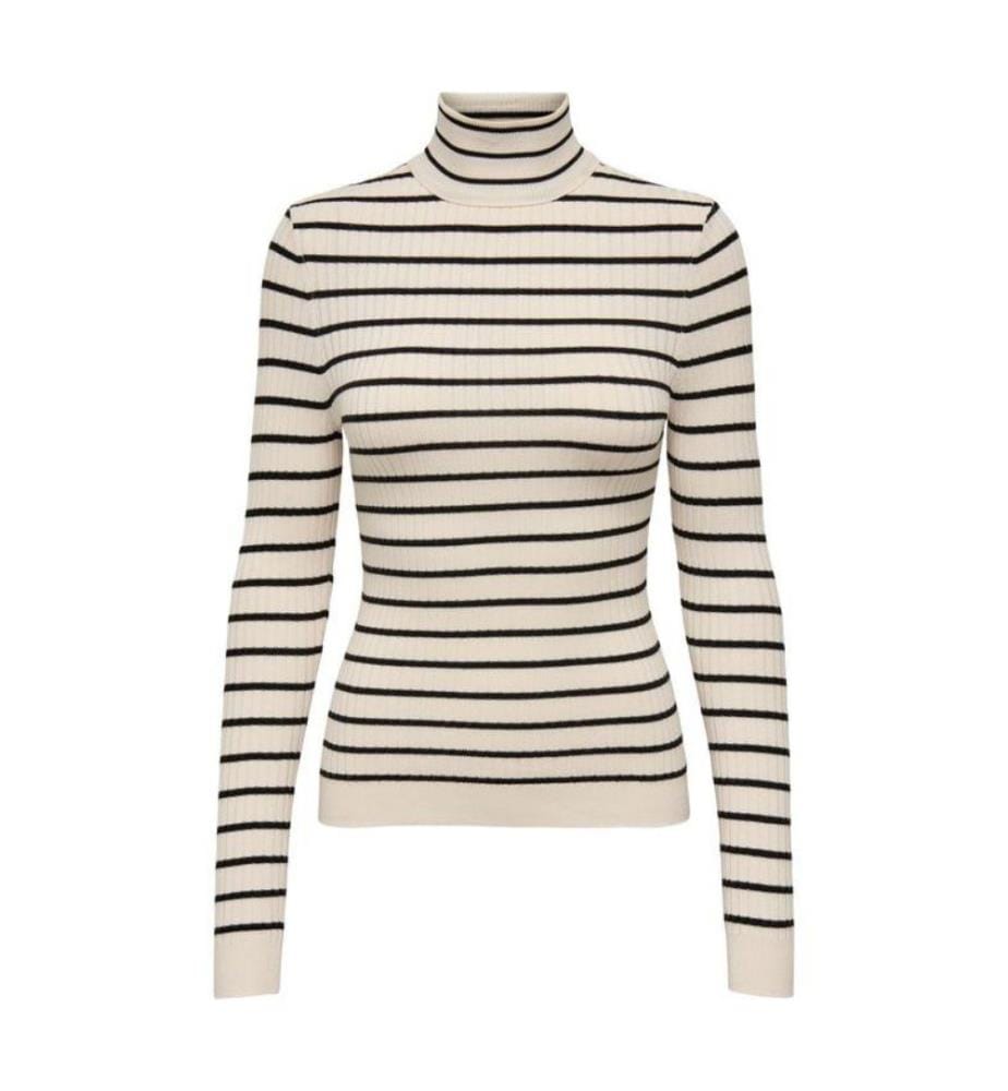 Strickpullover - Grau & Schwarz