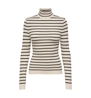 Strickpullover - Grau & Schwarz