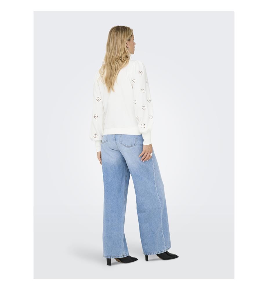 Sweatshirt - Weiss cloud dancer