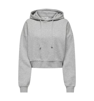 Sweatshirt - Hellgrau meliert
