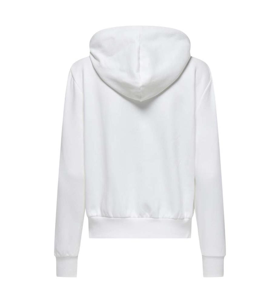 Sweatshirt - Cloud Dancer Gold Strings Heart Emb