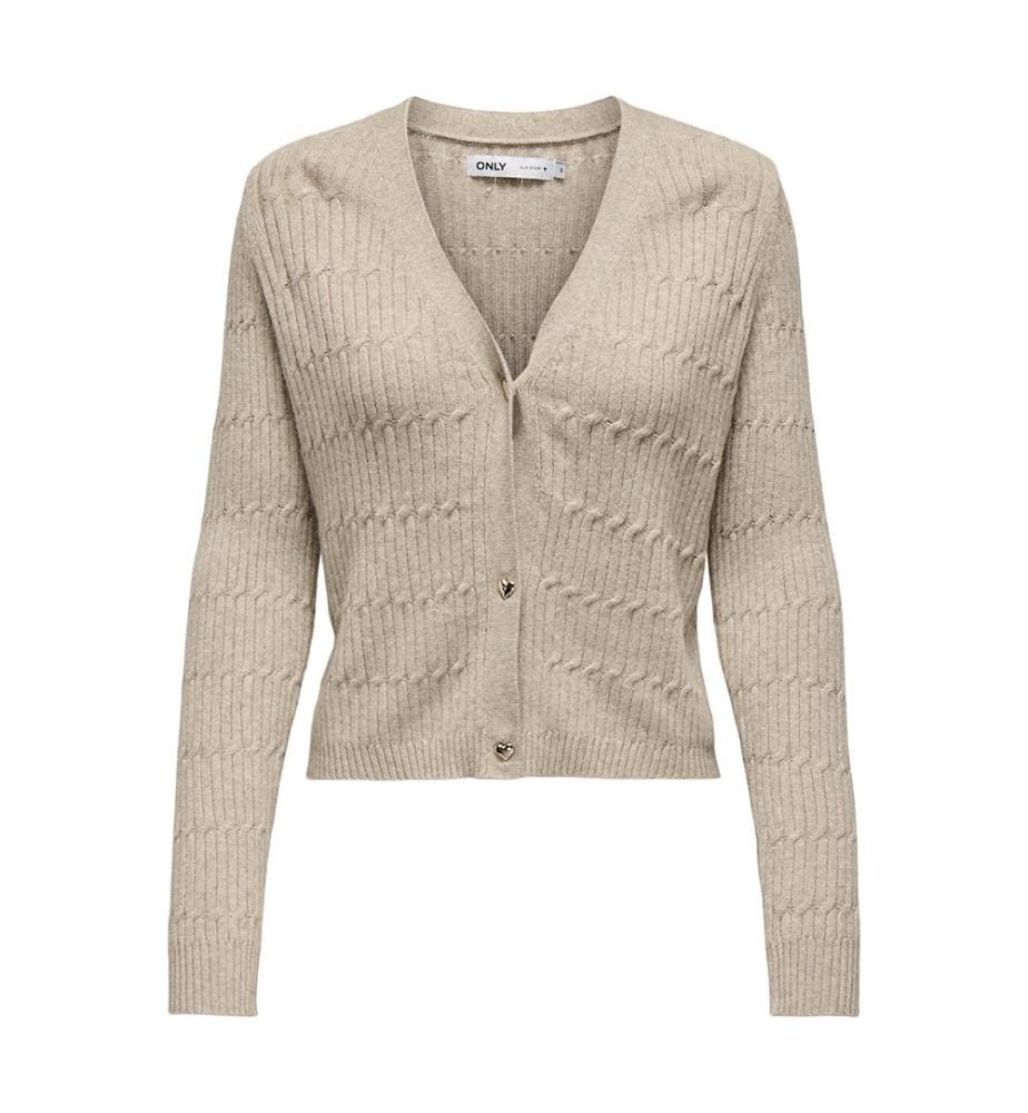 Strickjacke - Mocha Meringue W Melange