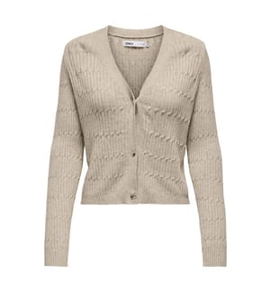 Strickjacke - Mocha Meringue W Melange