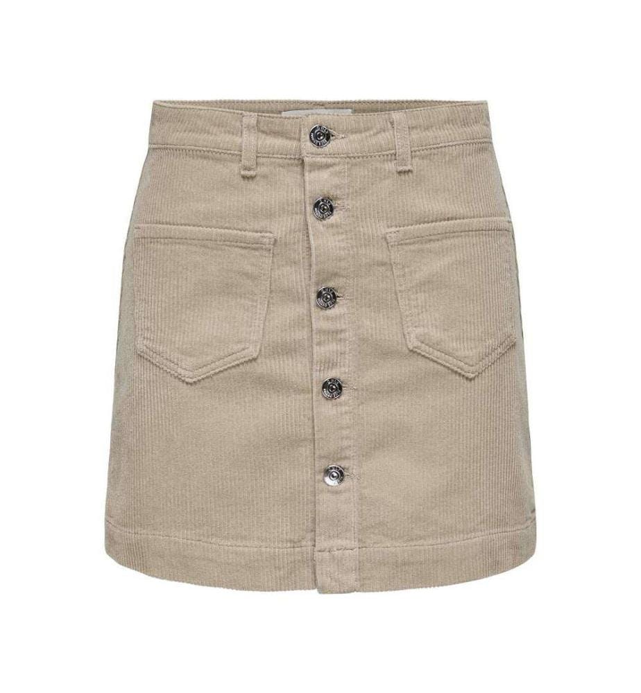 Kurzer Rock - Beige