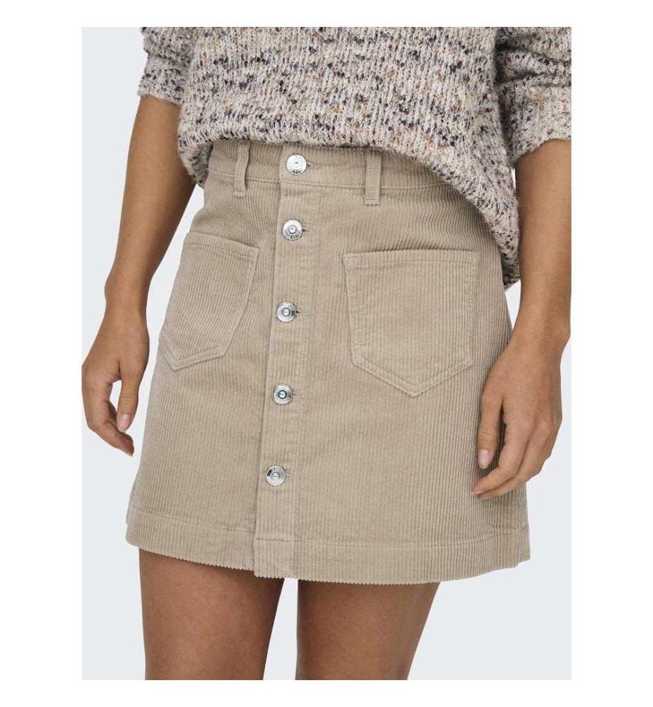 Kurzer Rock - Beige