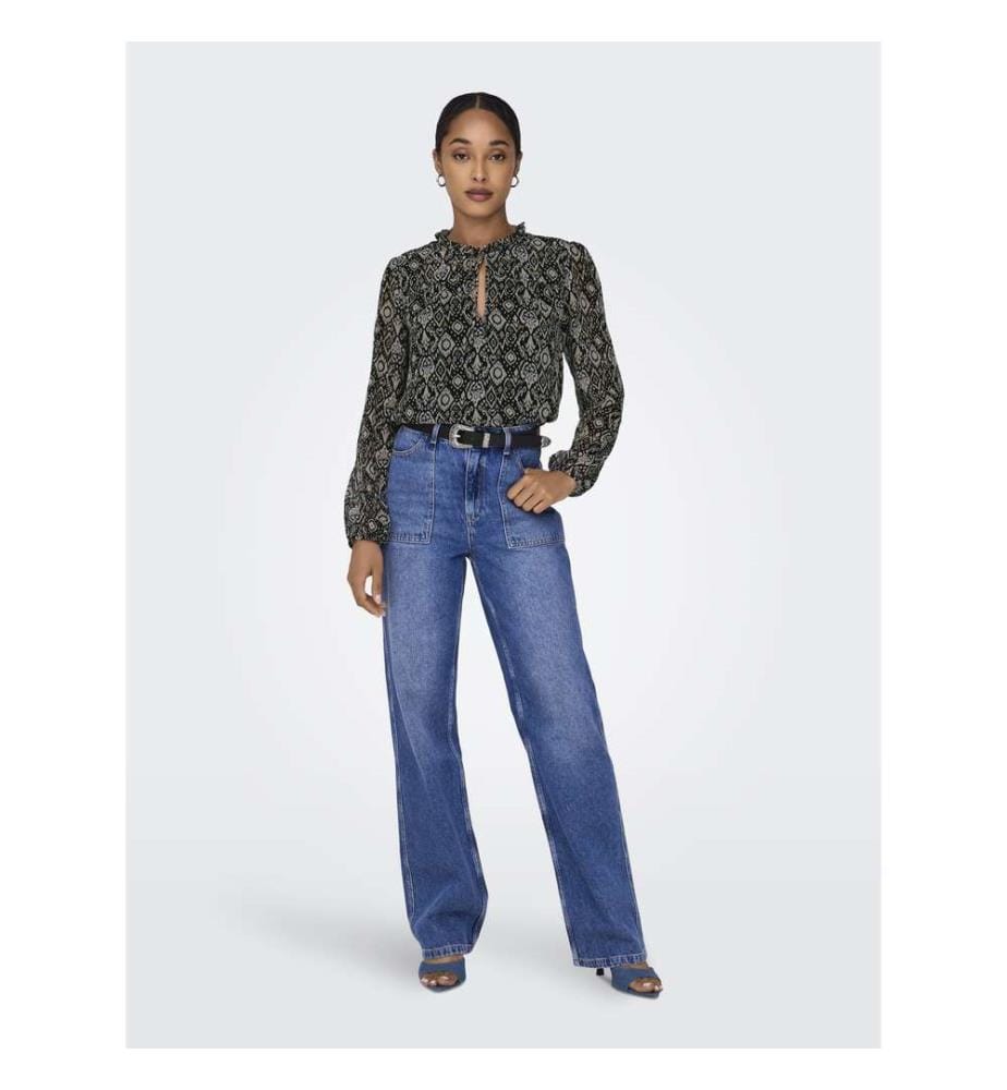 Top - Black Shana Grafic