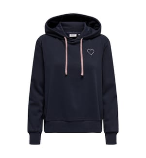 Sweatshirt - Night Sky Rose Gold Strings Heart Emb