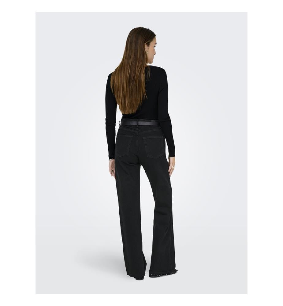 Jeans a zampa Juicy - Nero slavato","detected_source_language":"FR