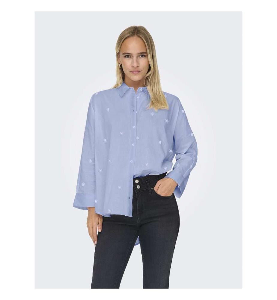 Camicia - Brunnera Blue Bright White Flowers