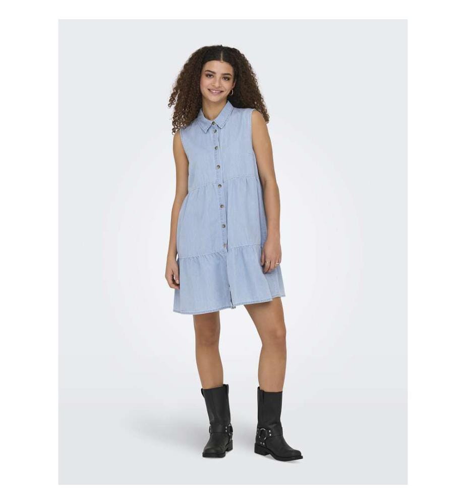 Kleid - Medium Blue Denim