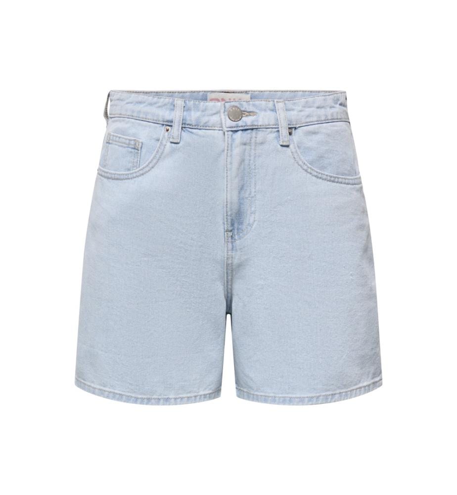 Shorts - Light Blue Bleached Denim