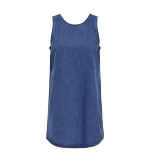 Kurzes Kleid Annie - Denim mittelblau