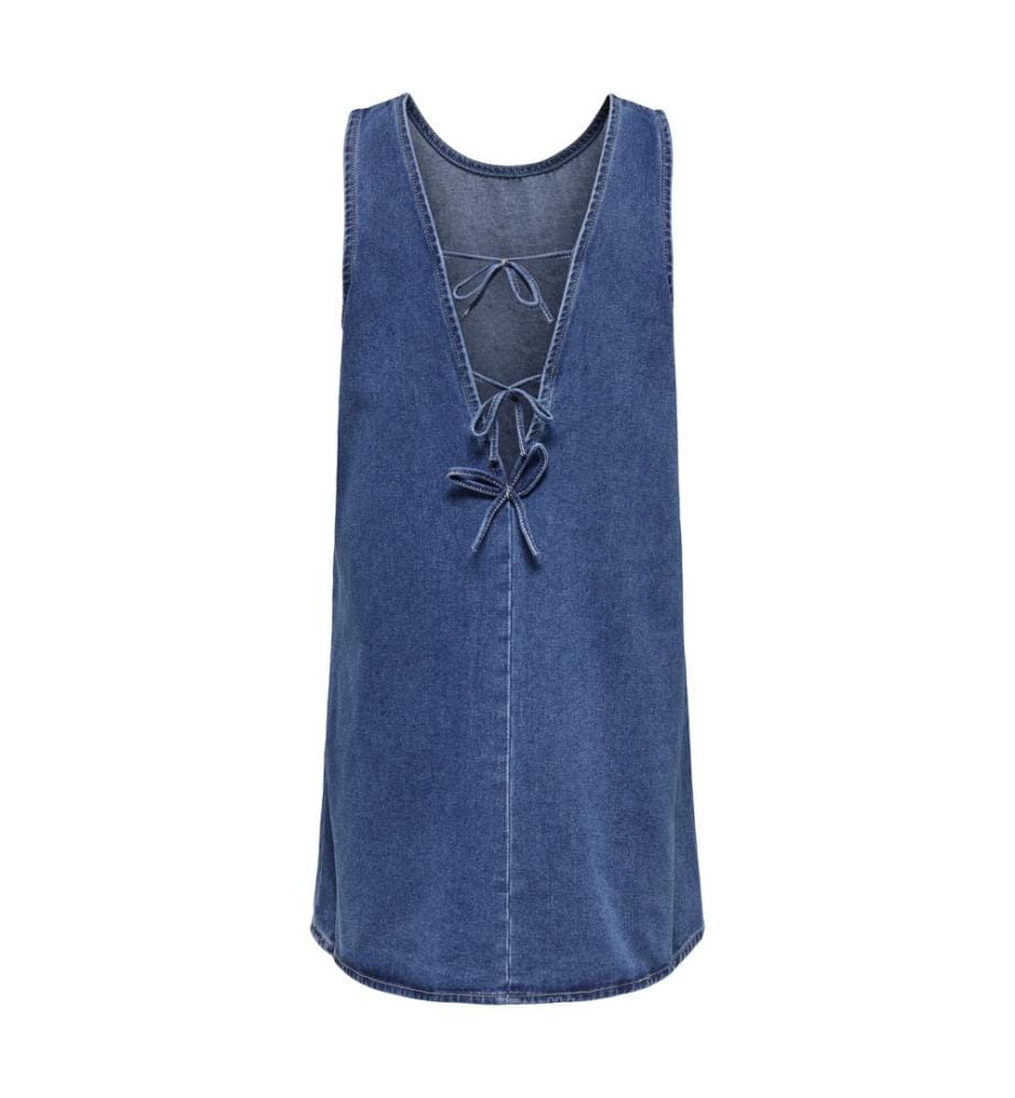 Kurzes Kleid Annie - Denim mittelblau