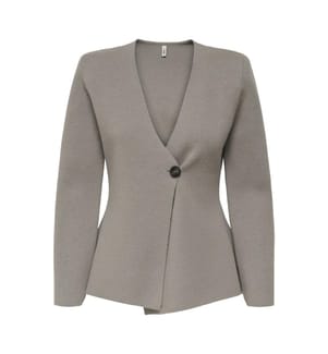Strickjacke mit einem Knopf Myera Life - Moon Rock Melange