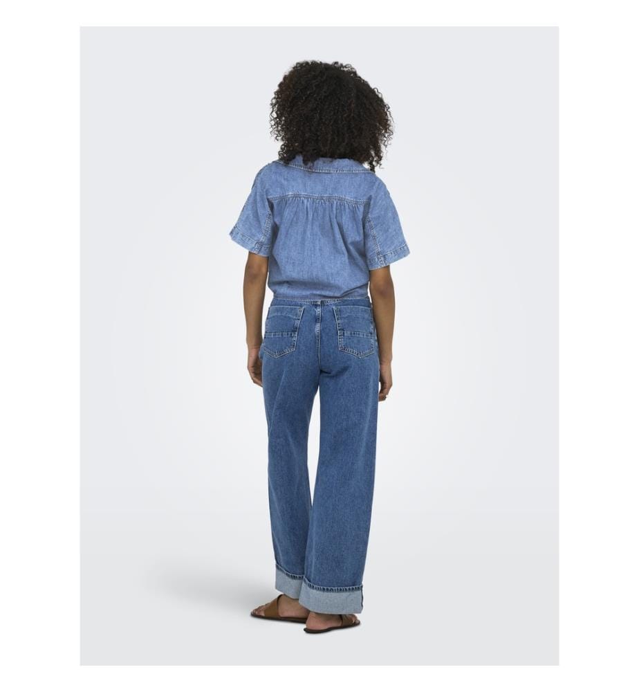 Jeanshemd - Mittelblauer Denim