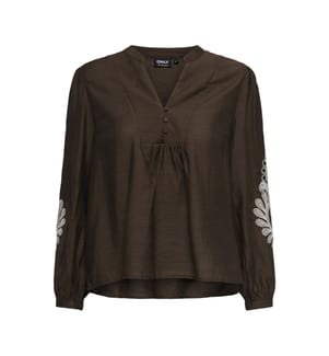 Kana 7/8 Top Wvn - Kaffee-Bohne-Emb