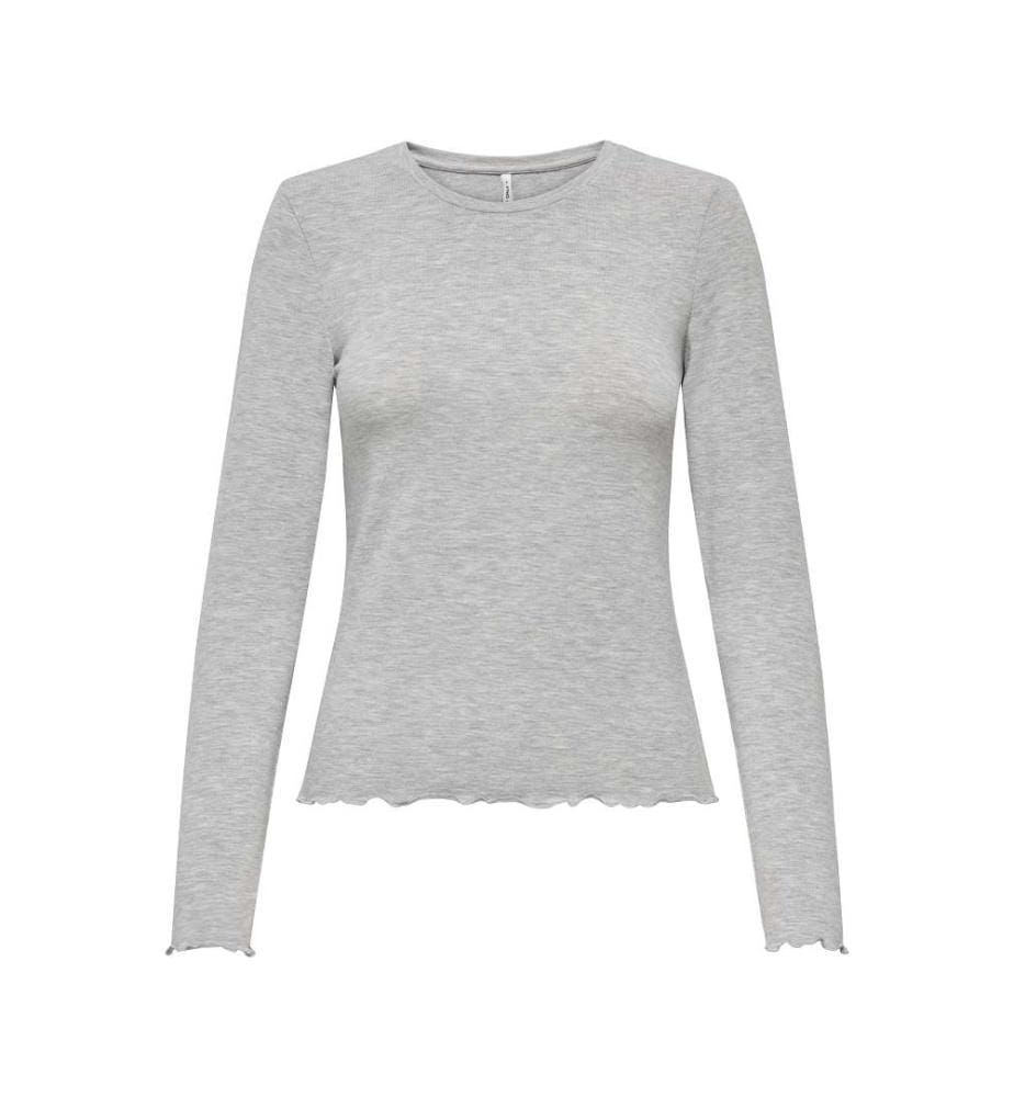 Top - Light Grey Melange