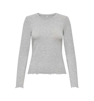 Top - Light Grey Melange