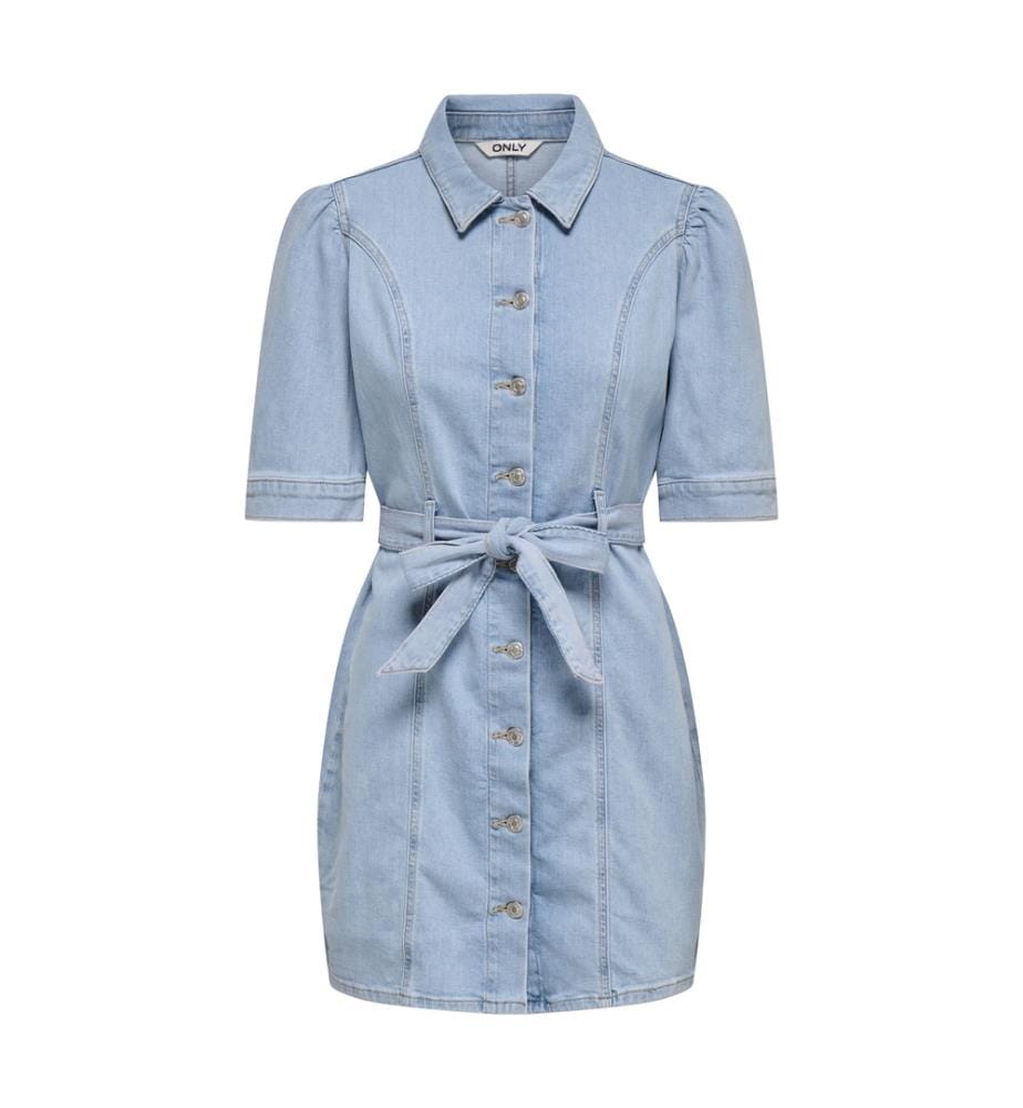 Midikleid - Light Blue Denim