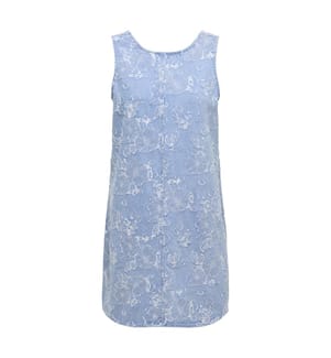 Kurzes Kleid Aude - Blau