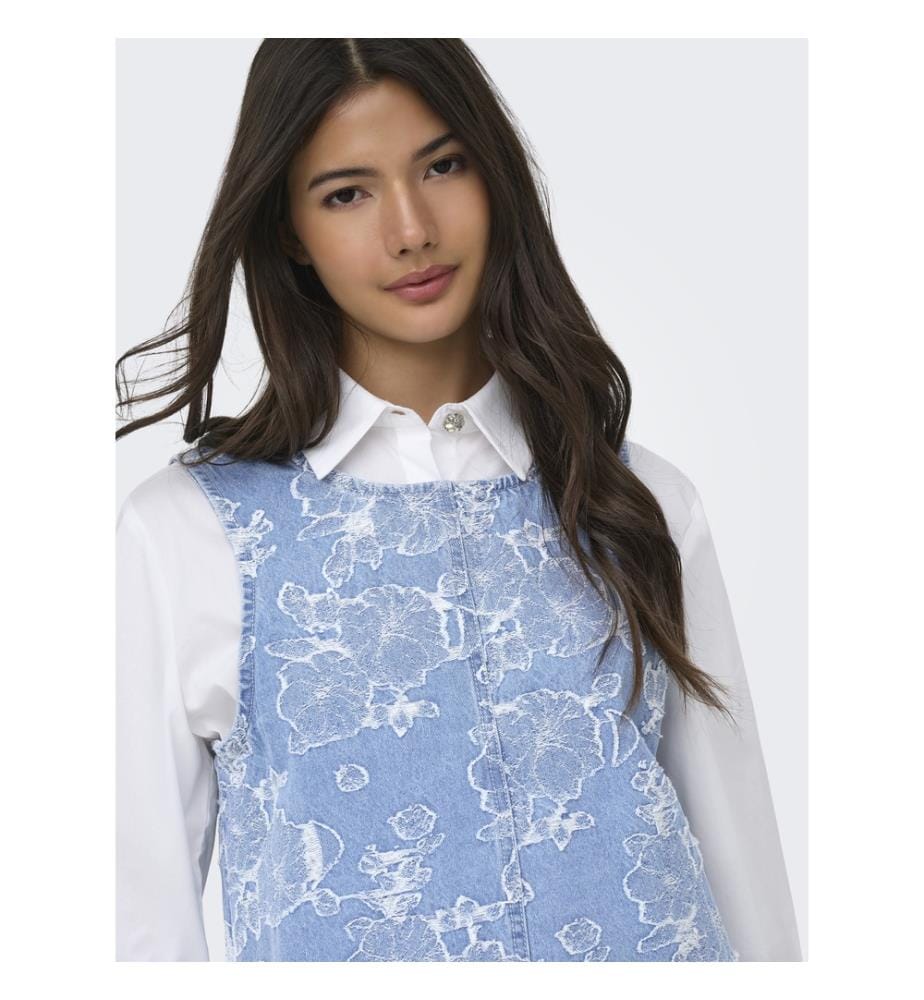 Kurzes Kleid Aude - Blau