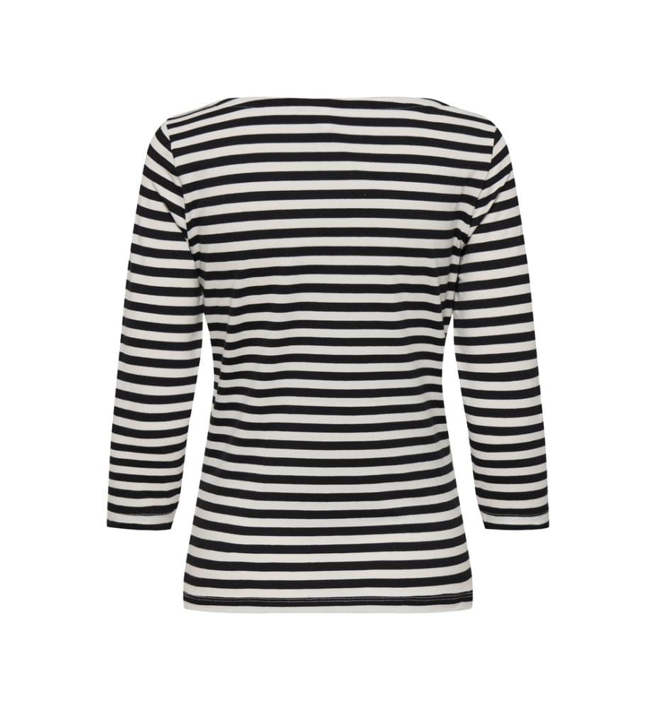 T-Shirt - Tanzende Wolke schwarz mit Herzaufdruck