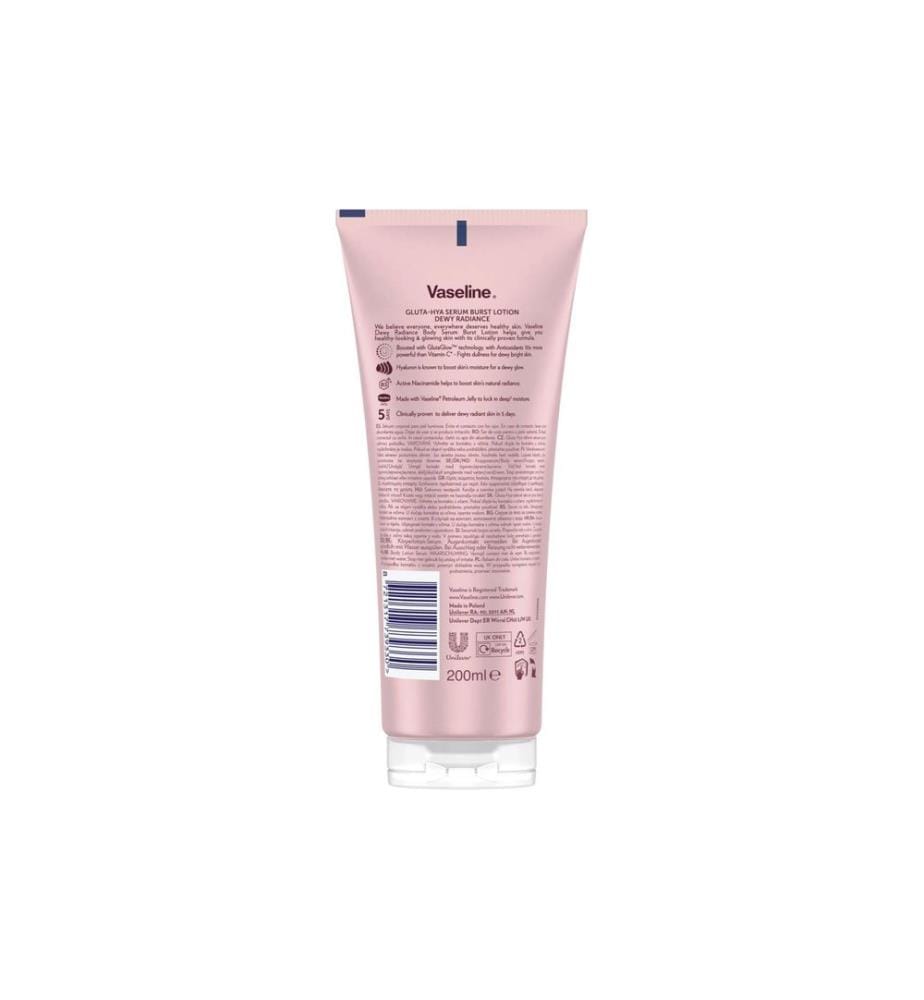 Vaseline Body Lotion Gluta Hya Body Serum Dewy Radiance 200 ml