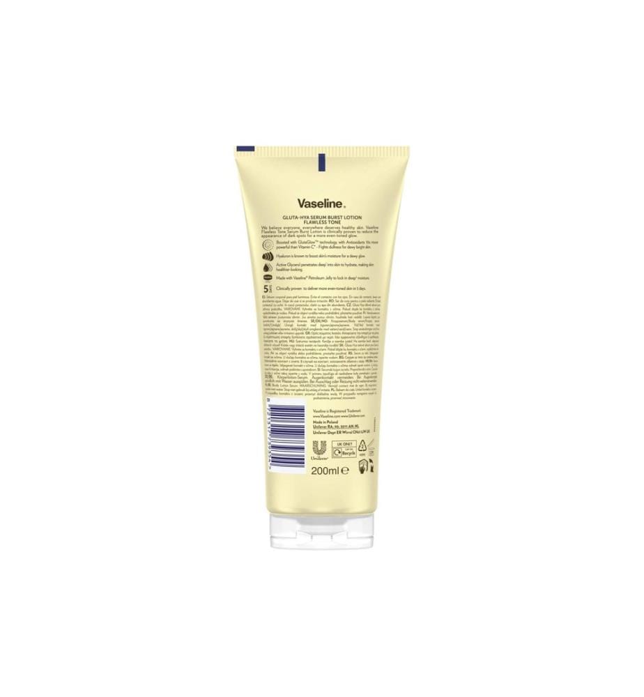 Vaseline Body Lotion Gluta Hya Body Serum Flawless Tone 200 ml