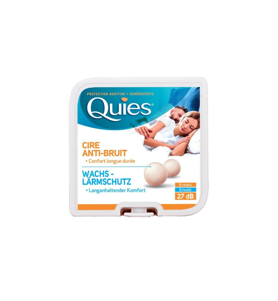 Quies Lärm-Gehörschutzkugeln Wachs 8 Paar