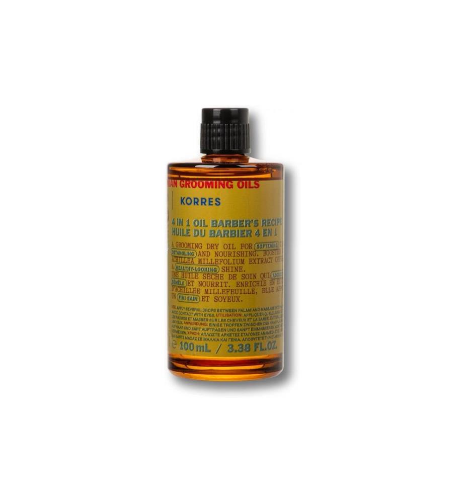 KORRES Athenian Grooming 4-in-1 Oil Barber's Recipe