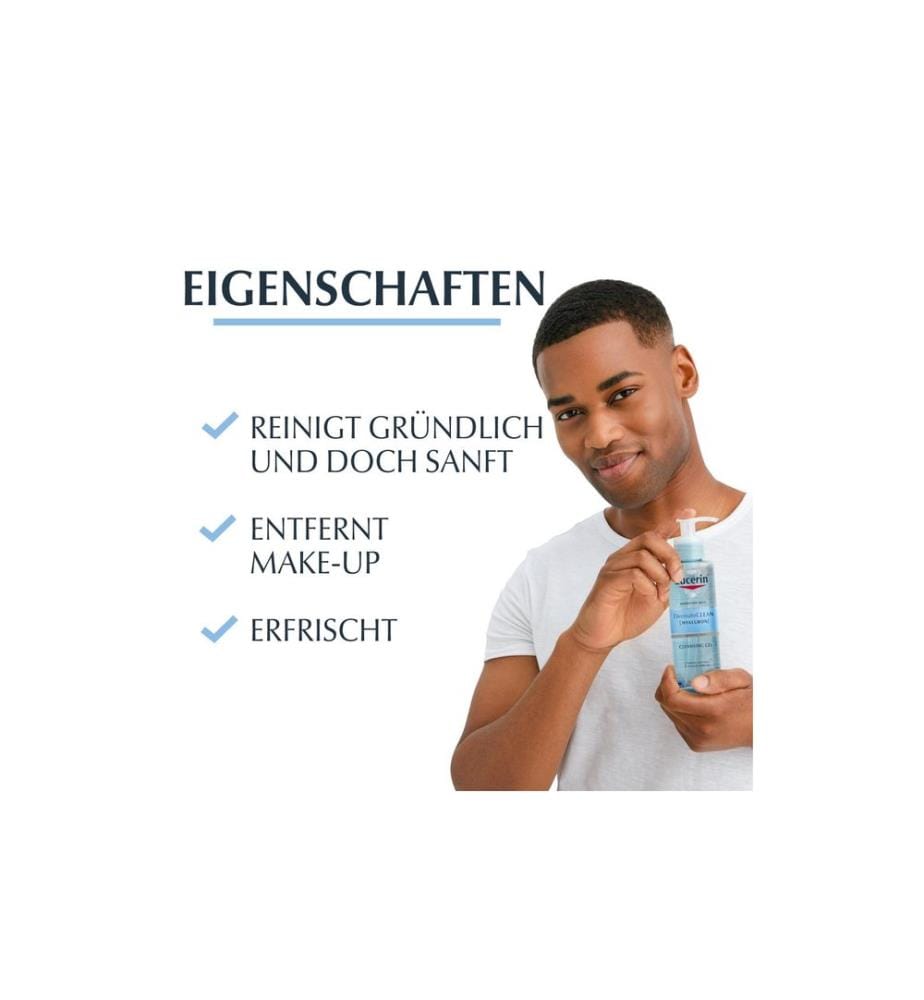 Eucerin DermatoClean Gel nettoyant rafraîchissant 200 ml